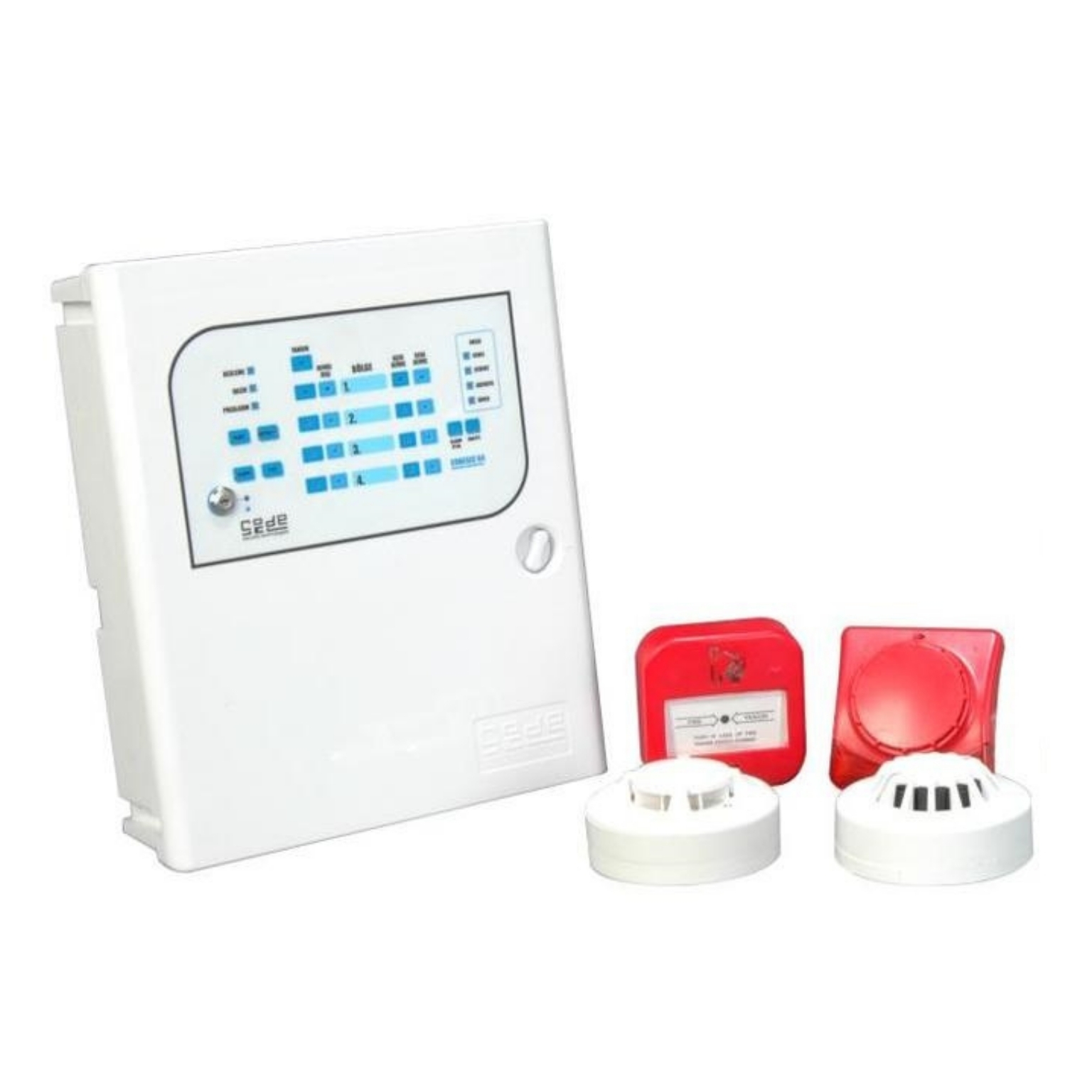 4 Bölgeli Konvansiyonel Yangın Alarm Paket Sistem CODE